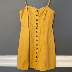 Yellow mustard dress